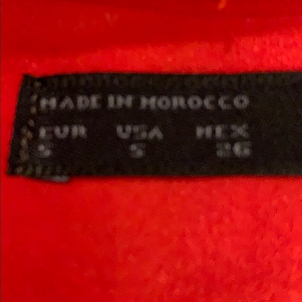 ZARA basic red blouse - Picture 6 of 7